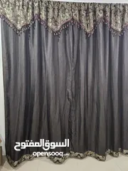  1 Curtains Set (with Rod) Clearance Sale