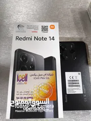  7 Redmi Note 14 Midnight Black  يوجد كفالة لمدة سنة