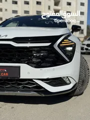  4 كيا سبورتاج GT Line ترخيص 2022 محرك 1600 هايبرد plug in/يقطع على الشحنه 65 كيلو متر  271 حصان