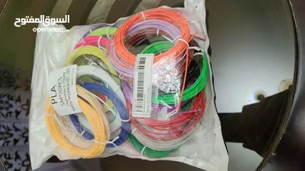  1 بلاستك طباعة PLA Filament 5M x 20 Color