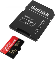  5 SanDisk Extreme PRO microSDXC UHS-I Memory Card 1 TB رام ساندسك 1 تيرا بايتس السعر 220 الف
