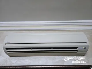  6 مكيفات دايكن (1 طن + 1.5 طن) - عدد 2 للبيع