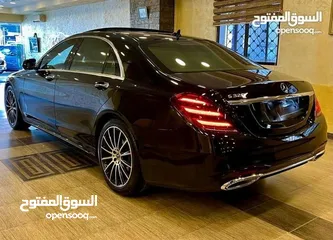  5 مرسيدس S 320 AMG فل كامل الاضافات موديل 2019 نظيفه جدا واعلى مواصفات