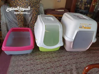  1 ليتر بوكس litter box للقطط ايطالي تركي