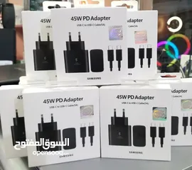  24 شواحن السامسونج ال 45 واط الاصلي صناعه فيتنام  فاست تشارج ختم الشركه وعليه الباركود