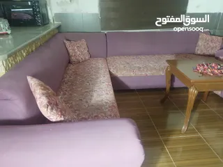  4 غرفة جلوس لون زهري