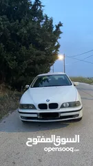  6 bmw E39 1996 الفحص امامي قصعه قصعه  خلفي جيد جيد  ماتور 60‎%‎ جير جيد  بكسس/اكسات جيد