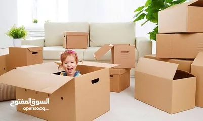  14 كراتين فاضيه  للبيع للنقل والشحن جميع الأحجام وبكميات لجميع الاستخدامات للنقل والشحن والطرود
