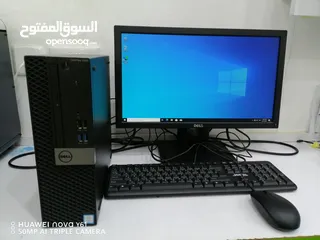  4 Dell Optiplex 5050 6th Generation PC.جهاز كمبيوتر Dell مستعمل Core i-5 الجيل السادس