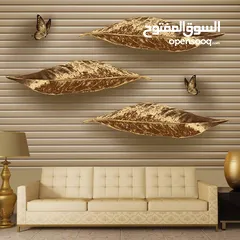  2 ورق الحائــــــــــــط ال 3D القطعـــــــــه الواحــــــــده بدون فواصل تصميمات مختلفة مع إمكانية ا