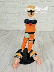  8 Naruto Anime Figures Shippuden Model PVC Toys Big Size