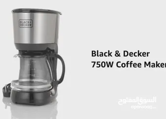  3 Balck and Decker coffee maker 1.25 L /used