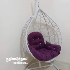  15 مراجيح ثلاثية وثنائية ورباعية واطقم رتان 5 و7 مقاعد واطقم كنب حديد قوية وعش البلبل حجم جامبو رائعة