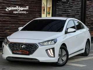  1 Hyundai IONIQ HYBRID  كفالة على البطارية لغاية 2029 من الوكالة عداد قليل اصلي ،بحالة الوكالة !