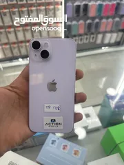  3 iPhone 14 128 GB used  ايفون 14 128 جيجا مستعمل بحاله الوكاله  بطاريه 88لل90‎%‎