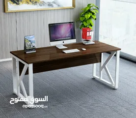  13 مكتب مدير خشب ومعدن بعدة الوان مع إمكانية اختيار اللون والقياس حسب الطلب