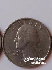  4 3قطع QUARTER DOLLAR