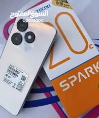  1 مستعمل ايام Spark 20c رام 8 جيجا 256 أغراضة والكرتونه الأصلية متوفر توصيل