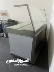  4 طاوله عرض جديده  مع رف زجاج