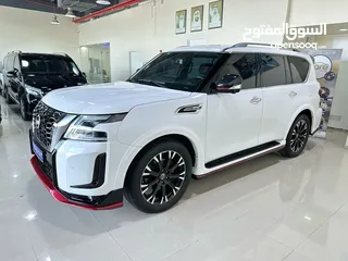  3 نيسان باترول نيسمو Nissan Nismo ابيض / احمر