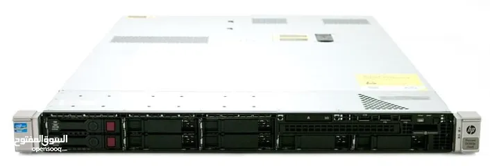  1 سيرفر HP ProLiant DL360 G8 Server 1U - 2x8Core CPU - 64GB RAM - 4x146GB