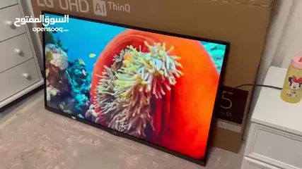  3 في حز تحت مبين في الفديو  55 بوصه LG سمارت تلفزيون