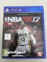  1 لعبه سله nba2k17 للبيع