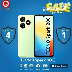  1 TECNO SPARK 20C ( 128 GB ) / 8 RAM NEW /// تكنو سبارك 20C ذاكرة 128 الجديد