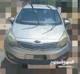  1 كيا ريو مستعمل  2014 بحاله جيده