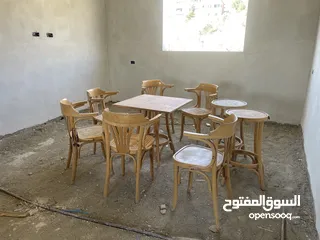  3 طقم كراسي مقهى بسعر مغري جداً