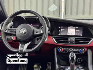  9 2021 Alfa Romeo Giulia Quadrifoglio, Nov 2027 Alfa Romeo Warranty + Service Pack, Low Kms, GCC