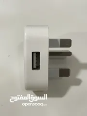  2 رأس شاحن اصلي استعمال خفيف apple usb power adaptor original