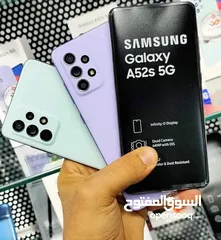  2 مستعمل اخو الجديد Samsung A52s 5G رام 16 جيجا 256 أغراضة الأصلية بدون كرتونه متوفر توصيل