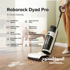  2 مكنسة الرطوبة والجفاف الكهربائية Vacuum cleaner Roborock Dyad Pro Combo H1C1A