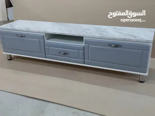  15 طاولات شاشه ديكورات داخلي خشب لامنيت 18م الون حسب الطلب الون حسب الطلب كفاله 5سنوات على اعمالنا