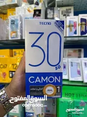  3 تكنو CAMON 30 5g جديد كفالة الوكيل الرسمي في الاردن بسعر مميز