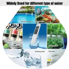  3 جهاز فحص جودة الماء ممتاز جدا وسهل ومناسب لمن يريد يفحص جودة الماء لديه ف المنزل وغيره .