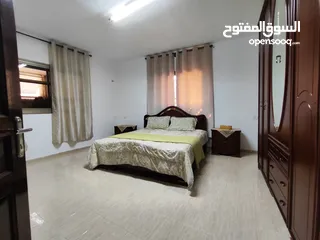  9 شقة مفروشة مدخل خاص  مع حديقة للايجار في بيتونيا