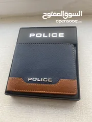  1 محفظة بوليس الايطالية - جديدة بالكرتون Police luxury wallet