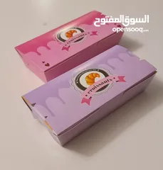  1 علب بريوش وكريب خامه ممتازه