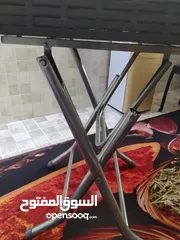  4 طاولة سفرة راتان بحالة الجديد