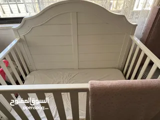  1 (White)Baby crib