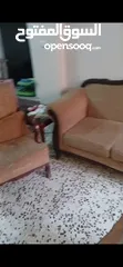  4 طقم كنب مستعمل للبيع بحالة مقبوله السعر قابل للتفاوض