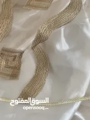  4 للبيع برادي مستعمل فوال تركي مبطن ساتان تطريز ذهبي فرزاتشي