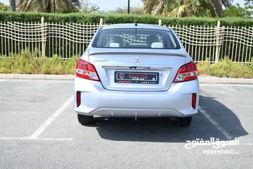  4 0% DP - ORINGINAL PAINT - MITSUBISHI ATTRAGE 2021 - LOW MILEAGE - GCC SPECS - FIRST OWNER