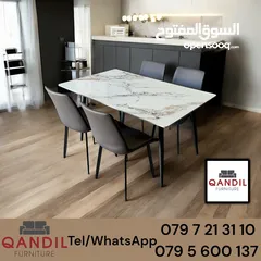  3 طاولة مطبخ + 4 كراسي .. واصلة داخل عمان
