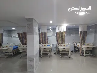  1 مستشفى تعمل و جاهزه للبيع