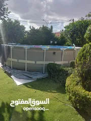  14 اكبر عرض وتحطيم للاسعار على مسبح انتكس INTEX SWIMMING Pool  بققطر 610سم وعمق رهيب 132سم
