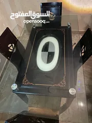  1 طاولت سفره للبيع خشبً زان وزجاج ضد الكسر