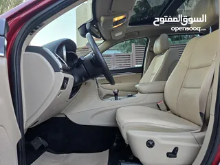  9 جيب جراند شيروكي موديل 2014 ليمتد بحالة الوكالة